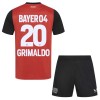 Maillot de Supporter Bayer 04 Leverkusen Alejandro Grimaldo 20 Domicile 2024-25 Pour Enfant